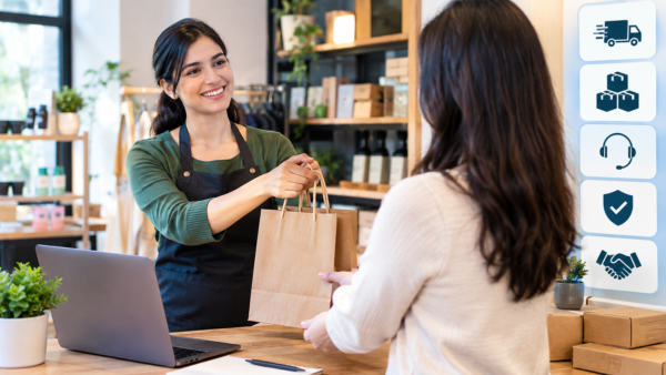 Small business improving customer experience with better product services.