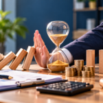 Small business owner managing client invoices and late payments.