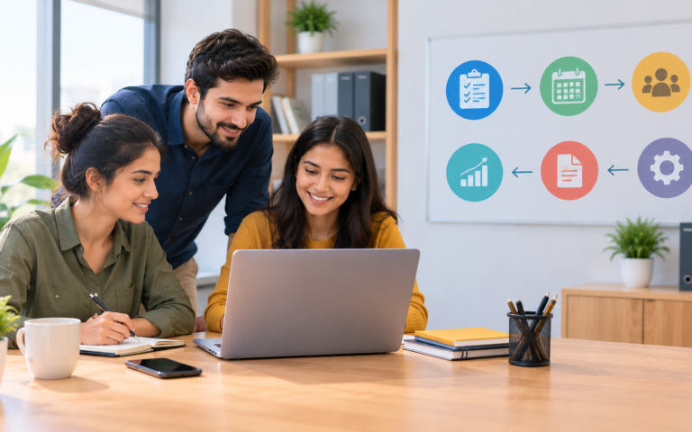 Small business system for managing daily operations